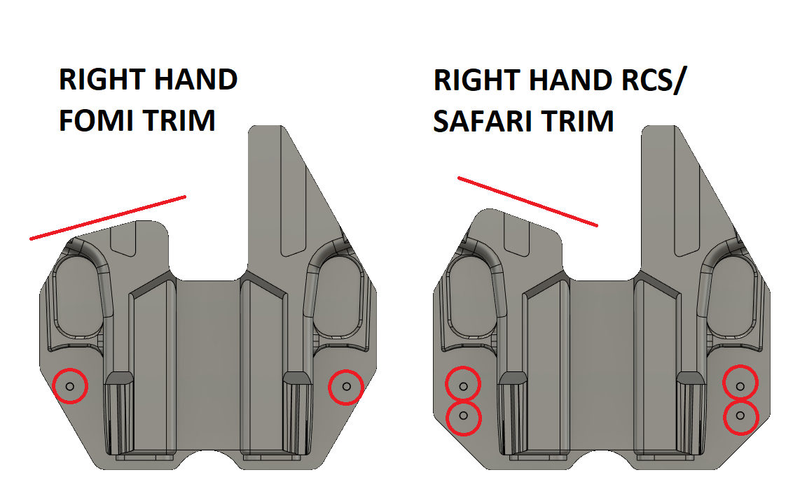 SPLIT MOLDS (NON LIGHT BEARING)