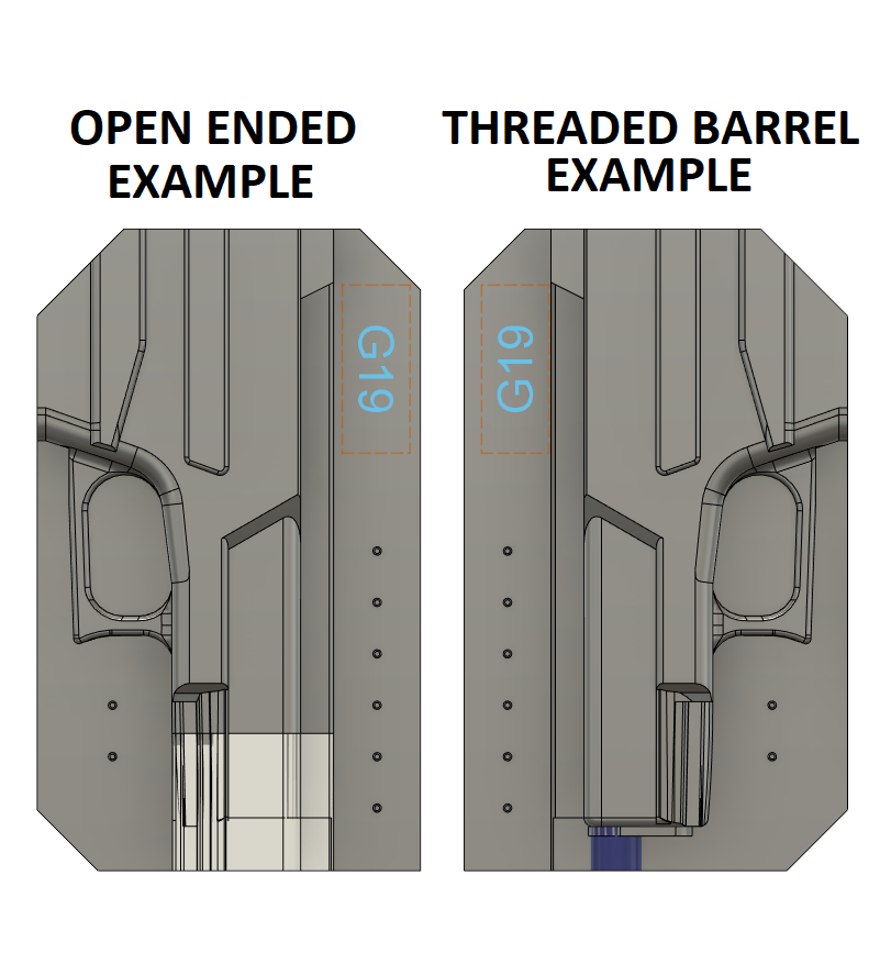 TWO PIECE SIDECAR MOLD SETS