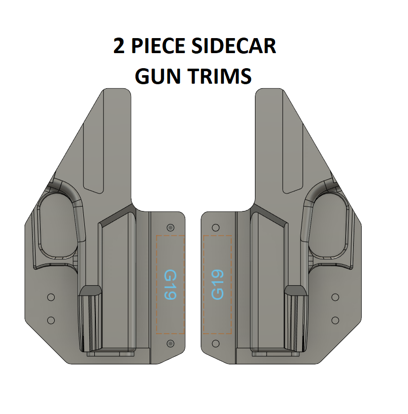 TWO PIECE SIDECAR MOLD SETS